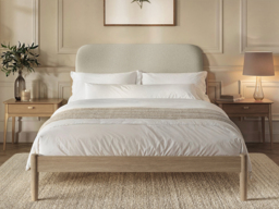 Flair Dahlia Pillowback Wooden Bed Frame-Double - thumbnail 2