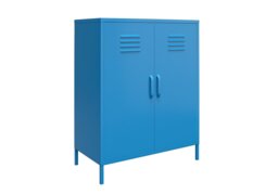 Novogratz Cache 2 Door Metal Locker Storage Cabinet-Blue - thumbnail 6