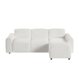 Flair Manon 3 Seater Corner Sofa Cream Boucle - thumbnail 4