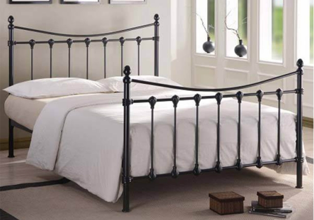 Time Living Florida Bed Frame-Black -Single - image 1