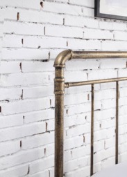 Flintshire Furniture Cilcain Metal Bed Frame-Bronze-Double - thumbnail 4