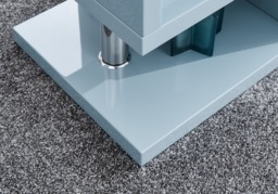 GFW Polar High Gloss LED Side Table-Grey - thumbnail 6