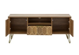 GFW Orleans 1 Drawer TV Unit Mango Effect - thumbnail 6