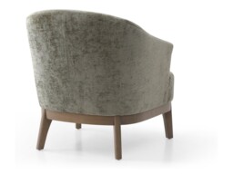 Kyoto Ella Tub Chair with Curved Arms Olive Chenille - thumbnail 5