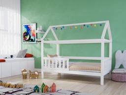 Noomi Alisa Solid Wood House Bed White (FSC-Certified) - thumbnail 5
