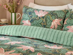 Wylder Luella Reversible Duvet Cover Set Juniper Green-Single - thumbnail 4