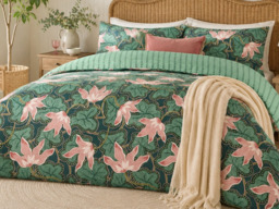 Wylder Luella Reversible Duvet Cover Set Juniper Green-Single - thumbnail 6