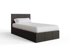 GFW End Lift Ottoman Storage Bed-Single-Grey Fabric - thumbnail 4
