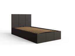 GFW End Lift Ottoman Storage Bed-Single-Grey Fabric - thumbnail 6