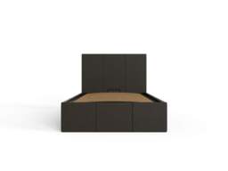 GFW End Lift Ottoman Storage Bed-Single-Grey Fabric - thumbnail 7