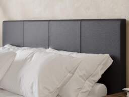 Flair Leto Kingsize Faux Leather Bed Frame Frame Brown - thumbnail 3