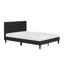 Flair Leto Kingsize Faux Leather Bed Frame Frame Brown - thumbnail 4