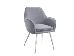 LPD Capri Dining Table With 4 Tara Grey Dining Chairs - thumbnail 3