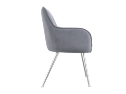 LPD Capri Dining Table With 4 Tara Grey Dining Chairs - thumbnail 5