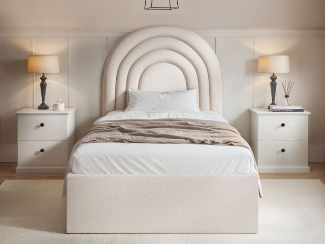 Marcel - Bubble Modular Modern Cocktail Ottoman - White