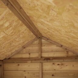 Rowlinson Shiplap Apex Shed Single Door 4x4cm - thumbnail 5