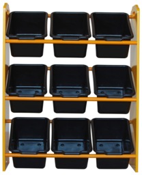 Kidsaw JCB 9 Bin Storage - thumbnail 2
