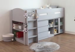 Flintshire Furniture Billie Grey Mid Sleeper - thumbnail 3