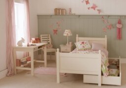 Little Folks Fargo Bed Frame & Trundle Ivory White - thumbnail 4