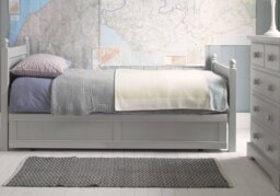 Little Folks Fargo Bed Frame & Trundle Ivory White - thumbnail 5