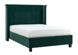 Limelight Polaris Recycle Fabric Bed Frame-Emerald Green-Kingsize - thumbnail 5