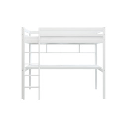 Thuka Hit 10 Single High Sleeper Loft Bed with Desk White - thumbnail 5