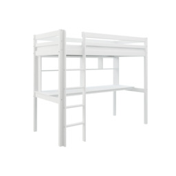 Thuka Hit 10 Single High Sleeper Loft Bed with Desk White - thumbnail 6