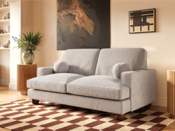 SOLACE+CO Addison 2 Seater Sofa Beige Boucle - thumbnail 2