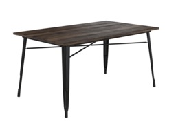 Dorel Fusion Rectangular Dining Table-Black - thumbnail 2