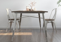Dorel Fusion Rectangular Dining Table-Black - thumbnail 3