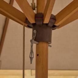 Rowlinson Ashdown 3m Wooden Parasol - thumbnail 6