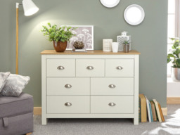 GFW Lancaster 7 Drawer Merchants Chest -Cream - thumbnail 5