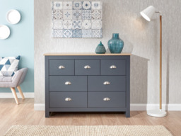 GFW Lancaster 7 Drawer Merchants Chest -Cream - thumbnail 6