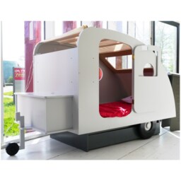 Mathy by Bols Caravan Single Bed Frame with Pull-Out Drawer - thumbnail 3