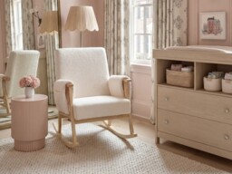 "Bebe & Beyond Storyteller Rocking Nursing Chair with Side Pockets "