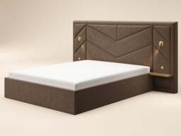Flair Alice Hotel Ottoman Bed Double Brown Chenille - thumbnail 5
