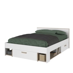 Parisot Dream White Double Bed Frame with Storage Underneath - thumbnail 6