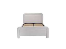 LPD Leonnie Upholstered Bed Kingsize White - thumbnail 2