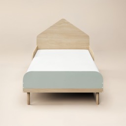Flair Noah Single Bed Sage Green & Oak - thumbnail 4