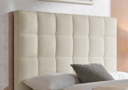 Limelight Starla Boucle Fabric Bed Frame-Ivory-Double - thumbnail 3