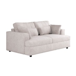 SOLACE+CO Drew 2 Seater Sofa Cream Chenille - thumbnail 4