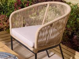 Rowlinson Oslo 6 Seat Dining Set with 160cm Table - thumbnail 3
