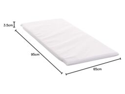 Obaby Foam Travel Cot Mattress 95 x 65 cm - thumbnail 2