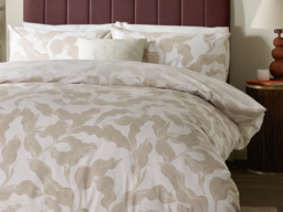 HÖEM Lauro Duvet Cover Set Cotton Blend-Stone-SuperKing - thumbnail 2