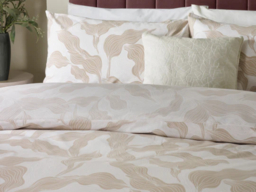 HÖEM Lauro Duvet Cover Set Cotton Blend-Stone-SuperKing - thumbnail 3