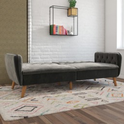 Novogratz Tallulah Futon-Grey - thumbnail 2