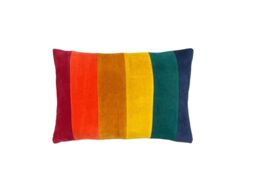 Furn Rainbow 30 x 50cm Cushion Cover Multi Jewel Cotton Velvet - thumbnail 2