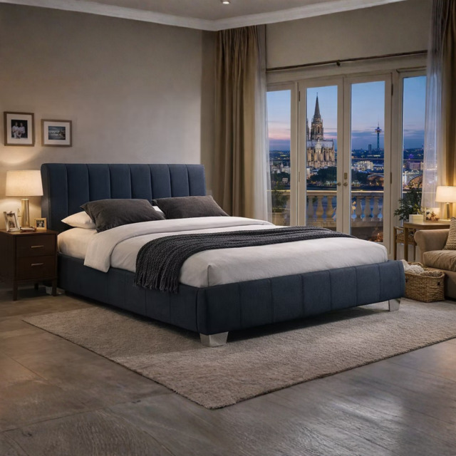 Time Living Braunston Bed Frame -Grey-Double - image 1