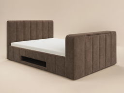 Langden TV Ottoman Bed Brown Double - thumbnail 5