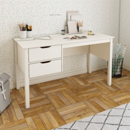 Noomi Aponi Desk with Drawers White (FSC Certified)
